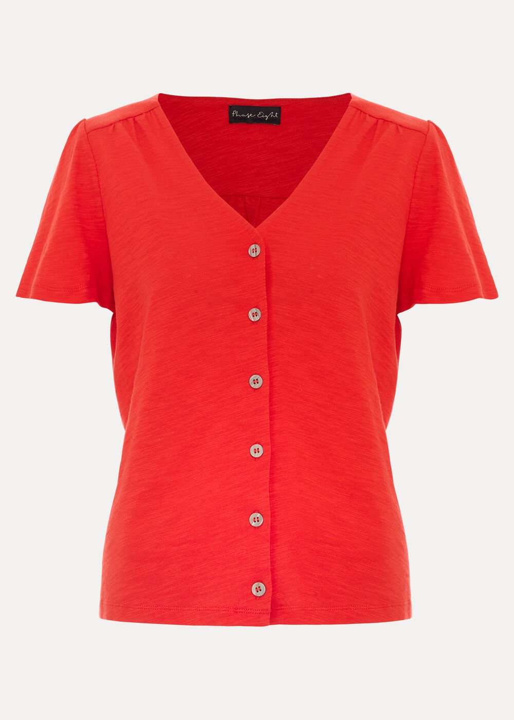 Lorenna Jersey Top Red
