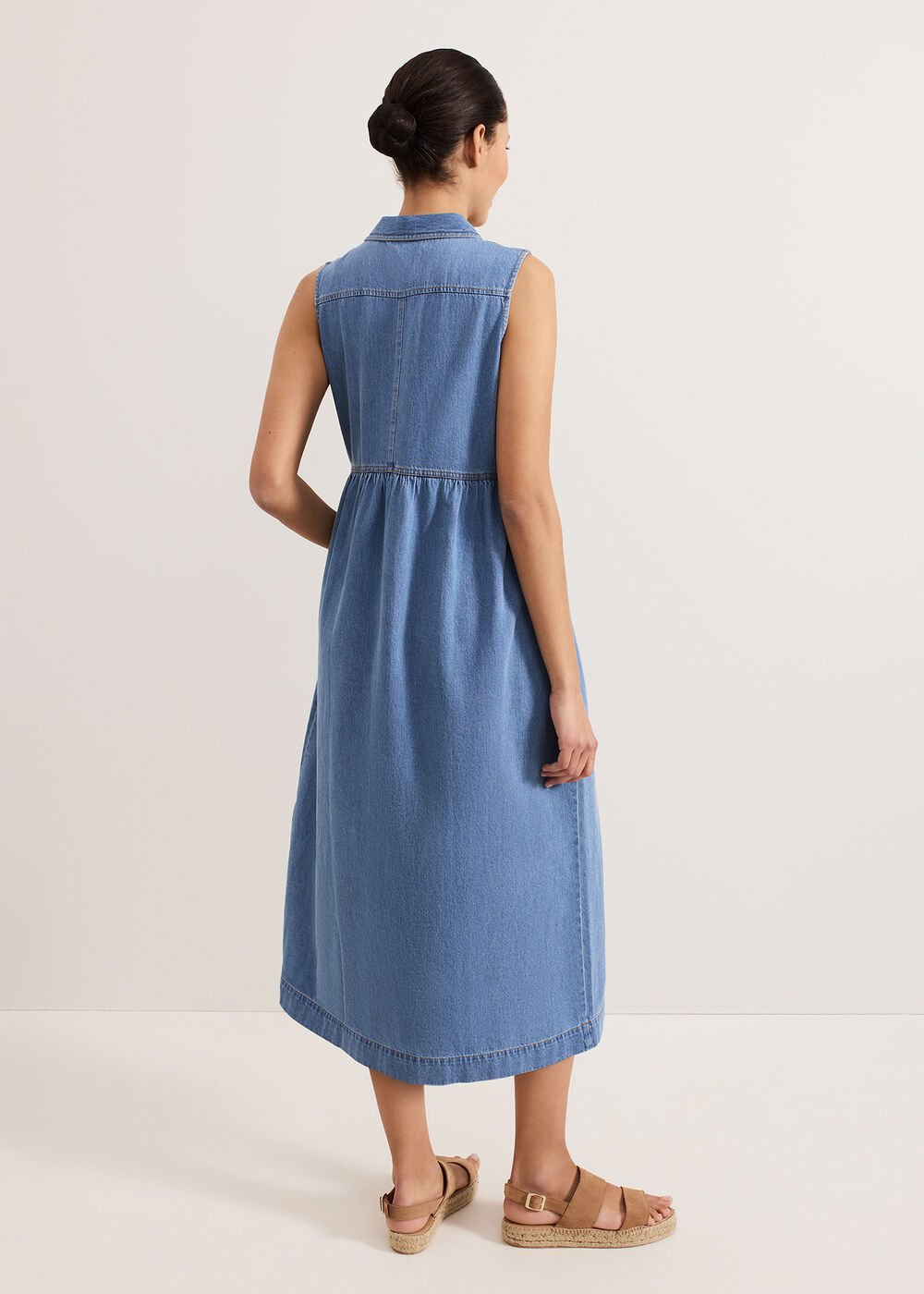 Blakely Midi Dress Blue