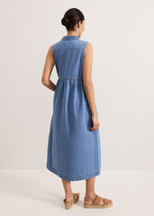 Blakely Midi Dress Blue