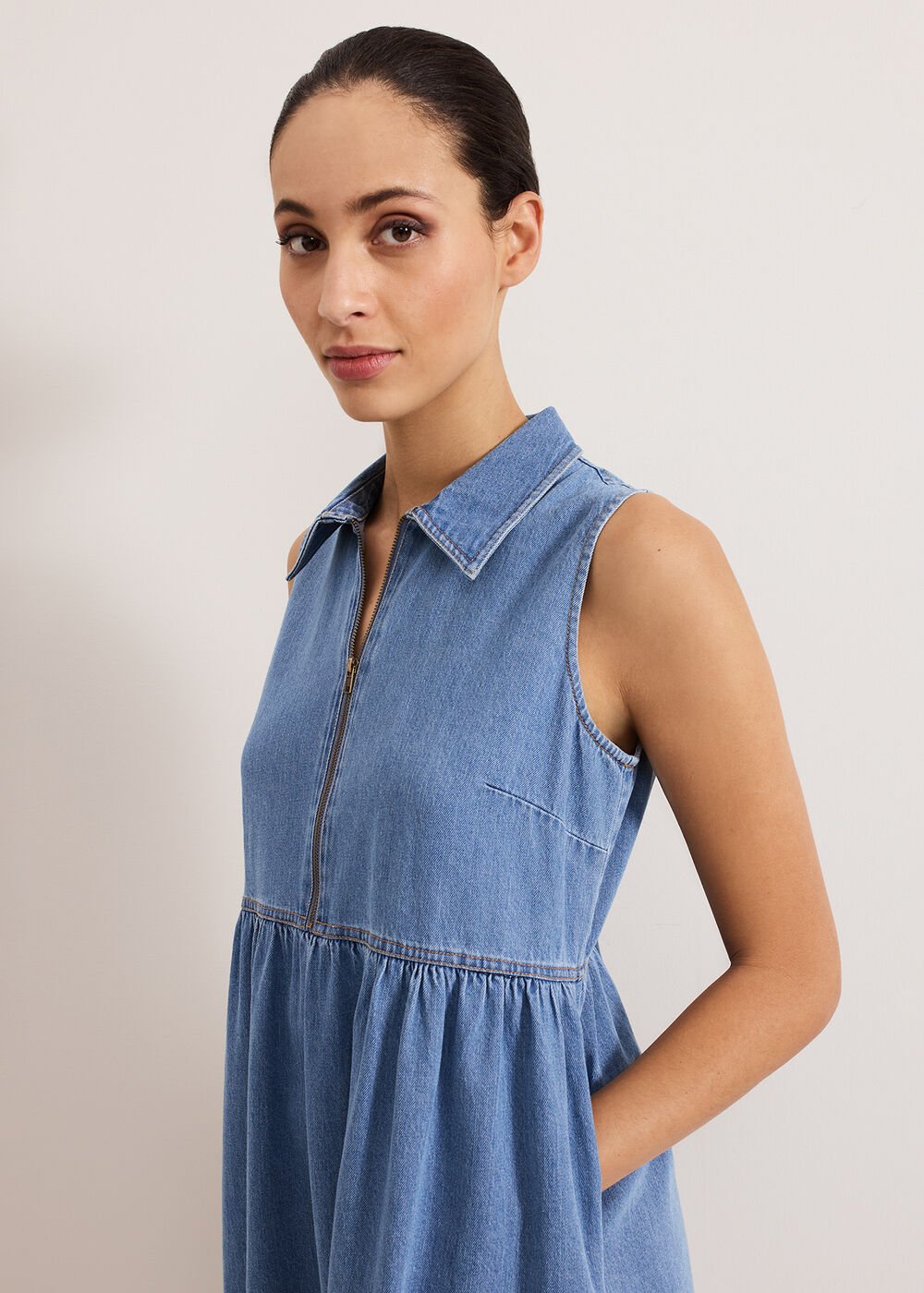 Blakely Midi Dress Blue