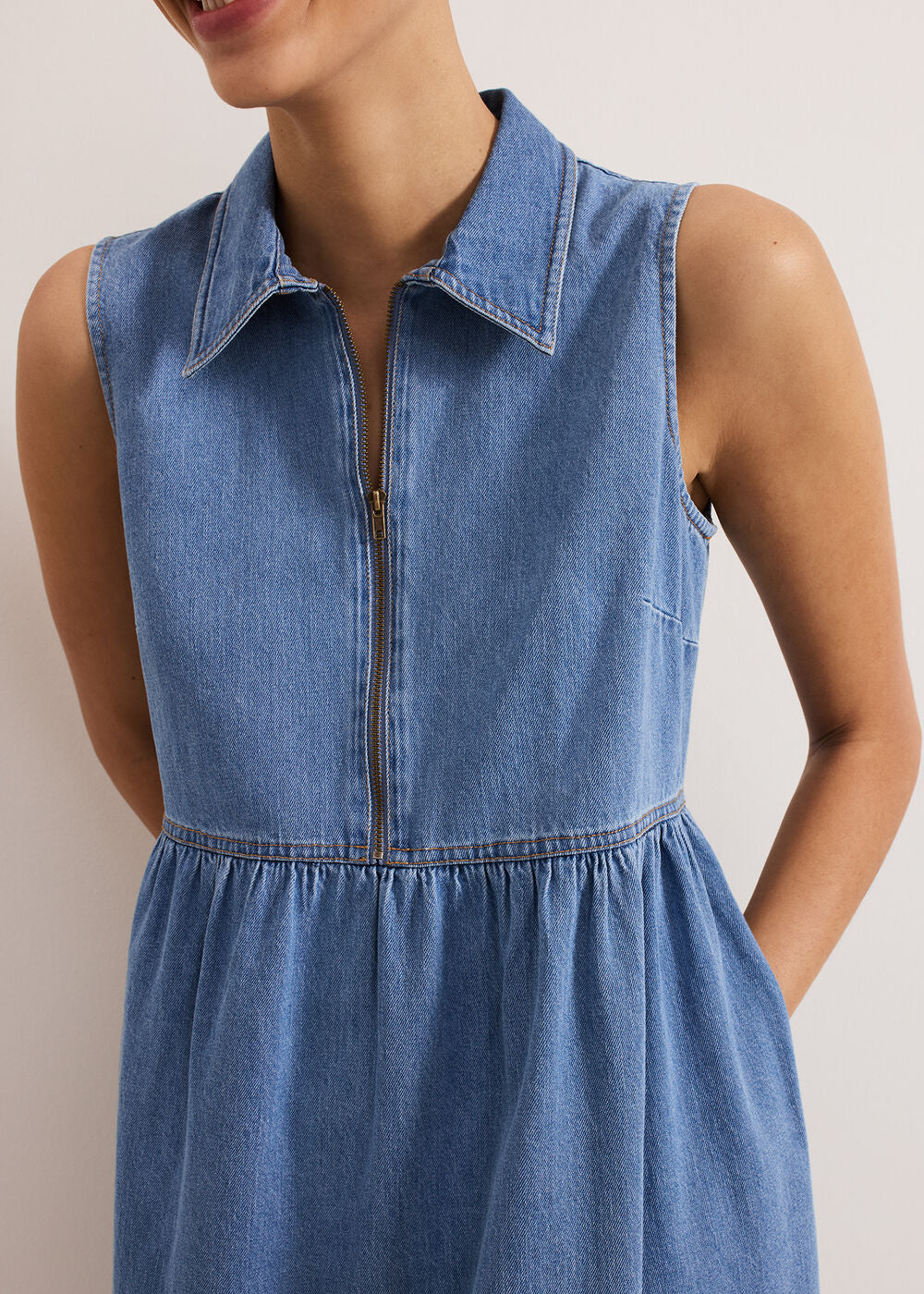 Blakely Midi Dress Blue