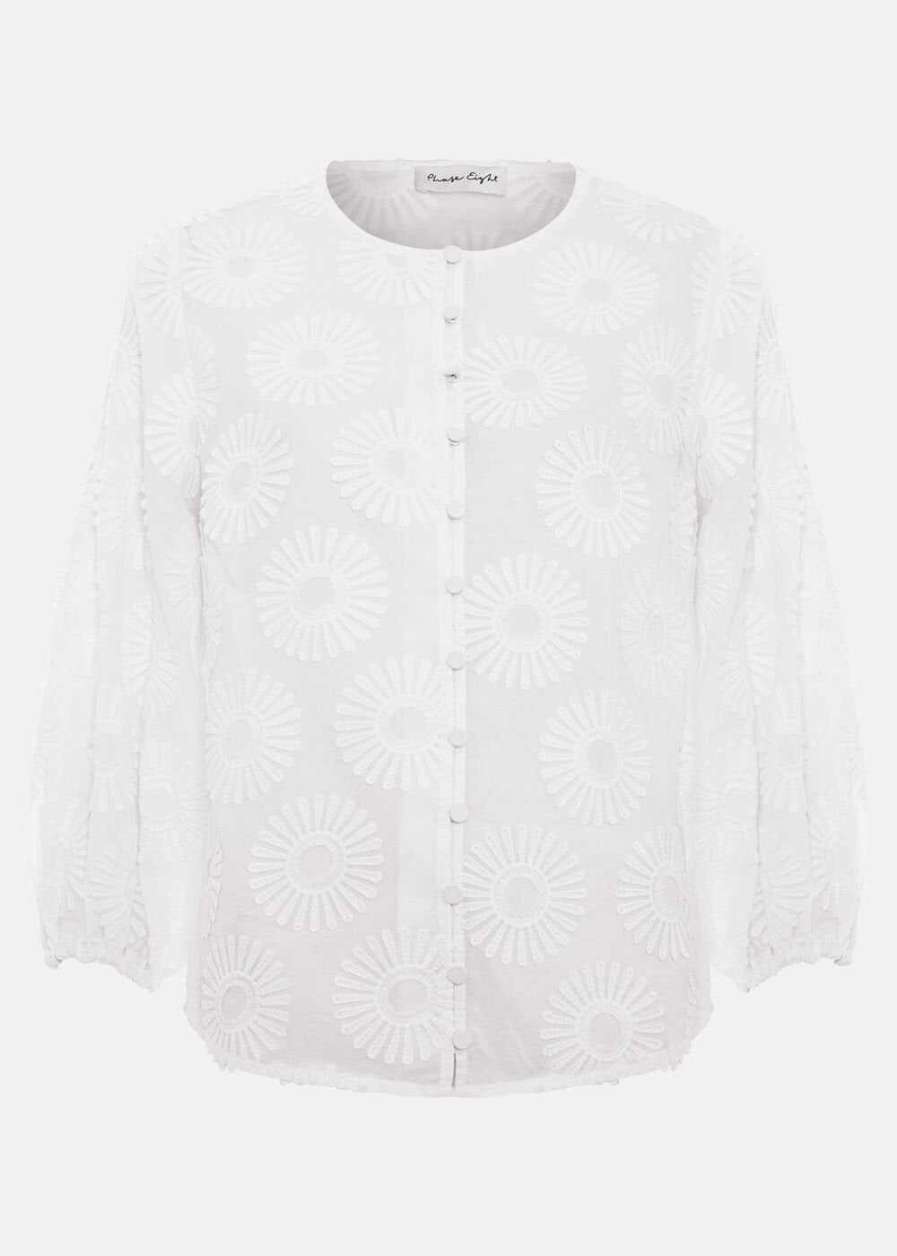 Daisy Poplin Blouse Ivory