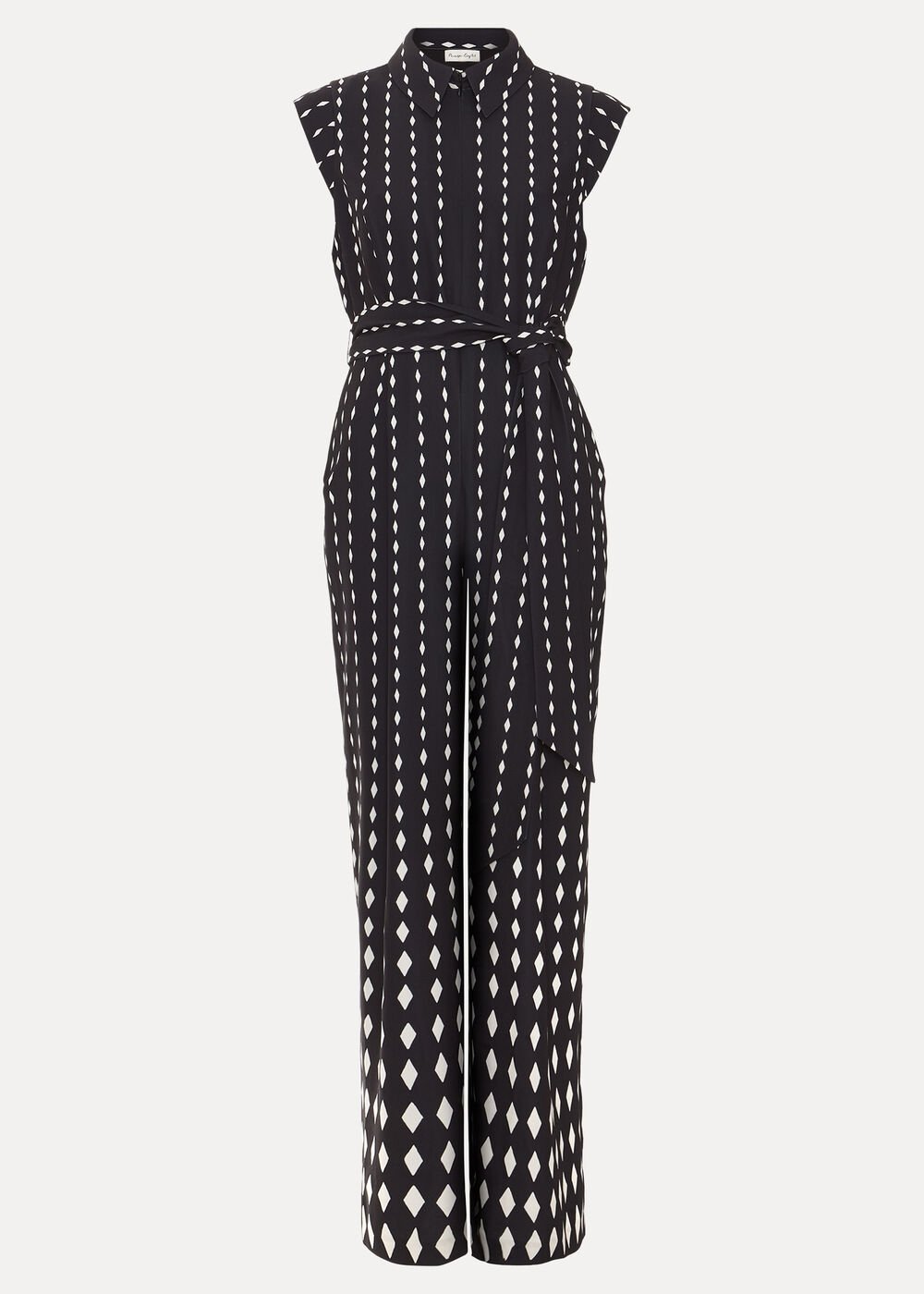 Delina Geo Jumpsuit Black