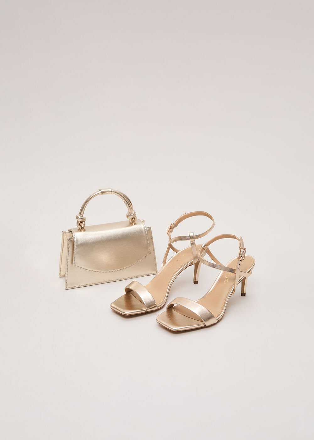 Gold Strappy Sandal Gold