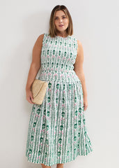 Chiara Floral Dress Ivory