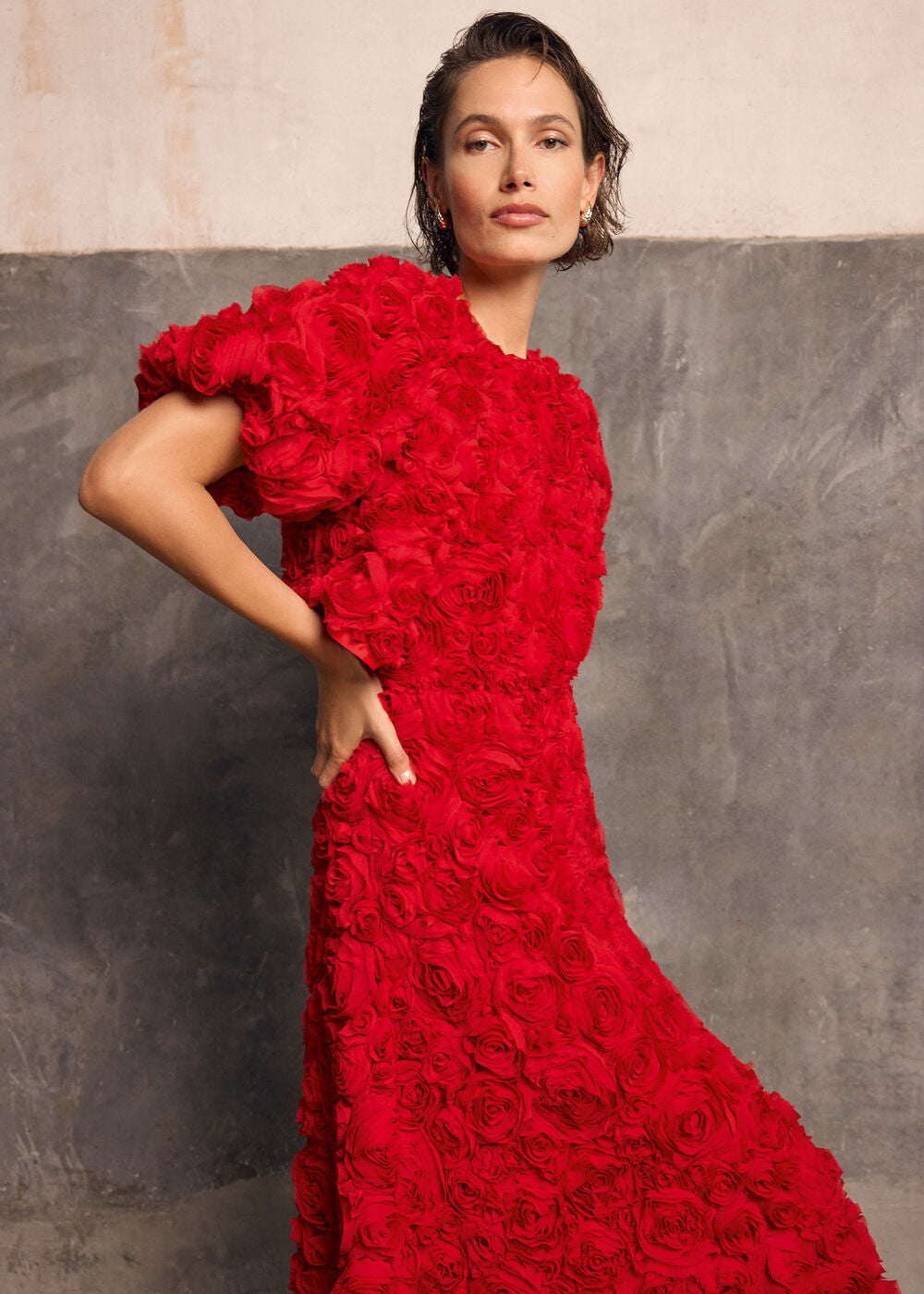 Angeline Jacket Red