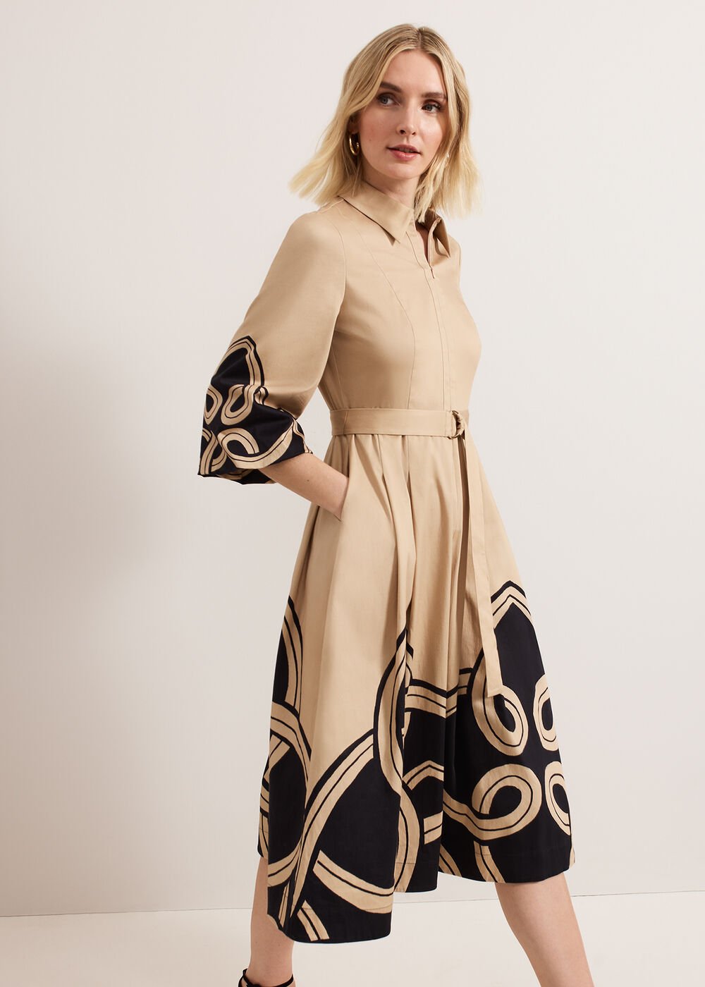 Petite Breena Dress Neutral