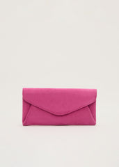 Suede Clutch Pink