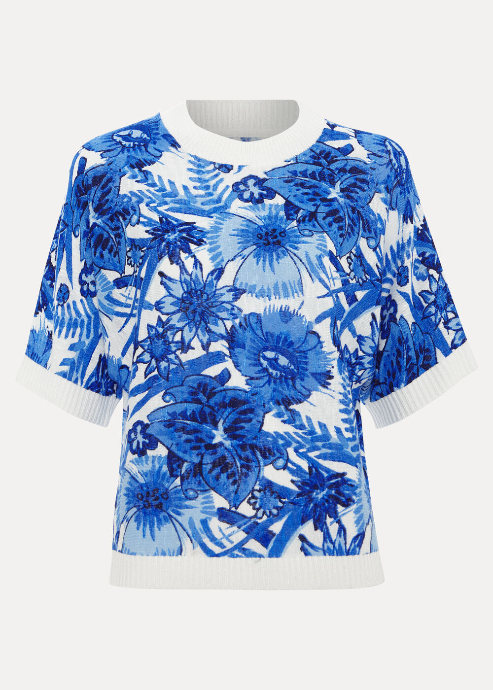 Lizzy Printed Jumper Blue