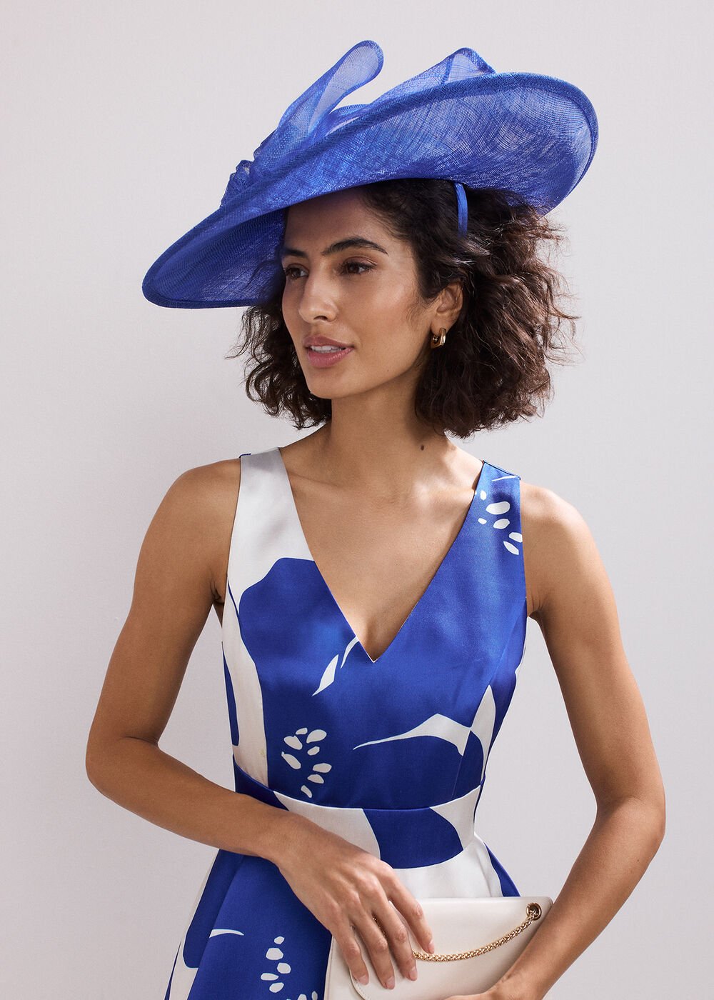 Bow Fascinator Cobalt