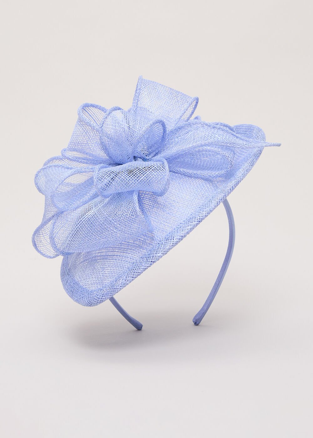 Bow Mini Disc Fascinator Pale Blue