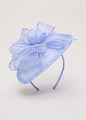 Bow Mini Disc Fascinator Pale Blue