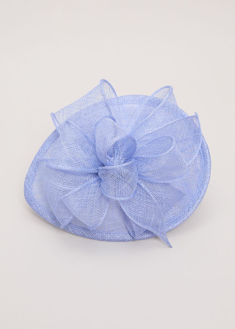 Bow Mini Disc Fascinator Pale Blue