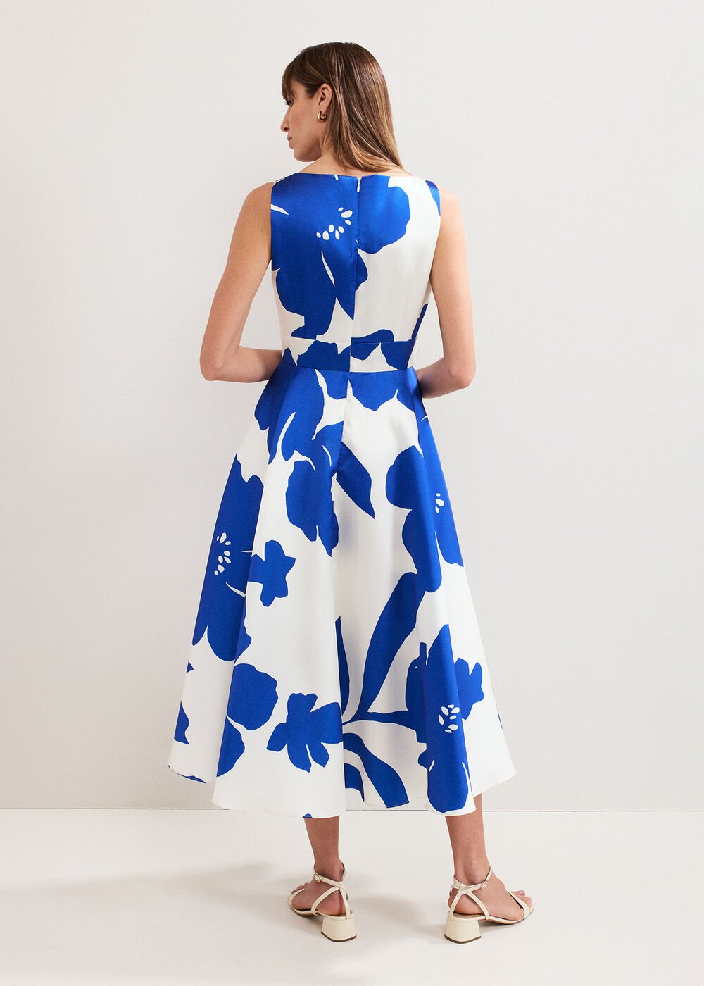 Delicia Print Dress Cobalt