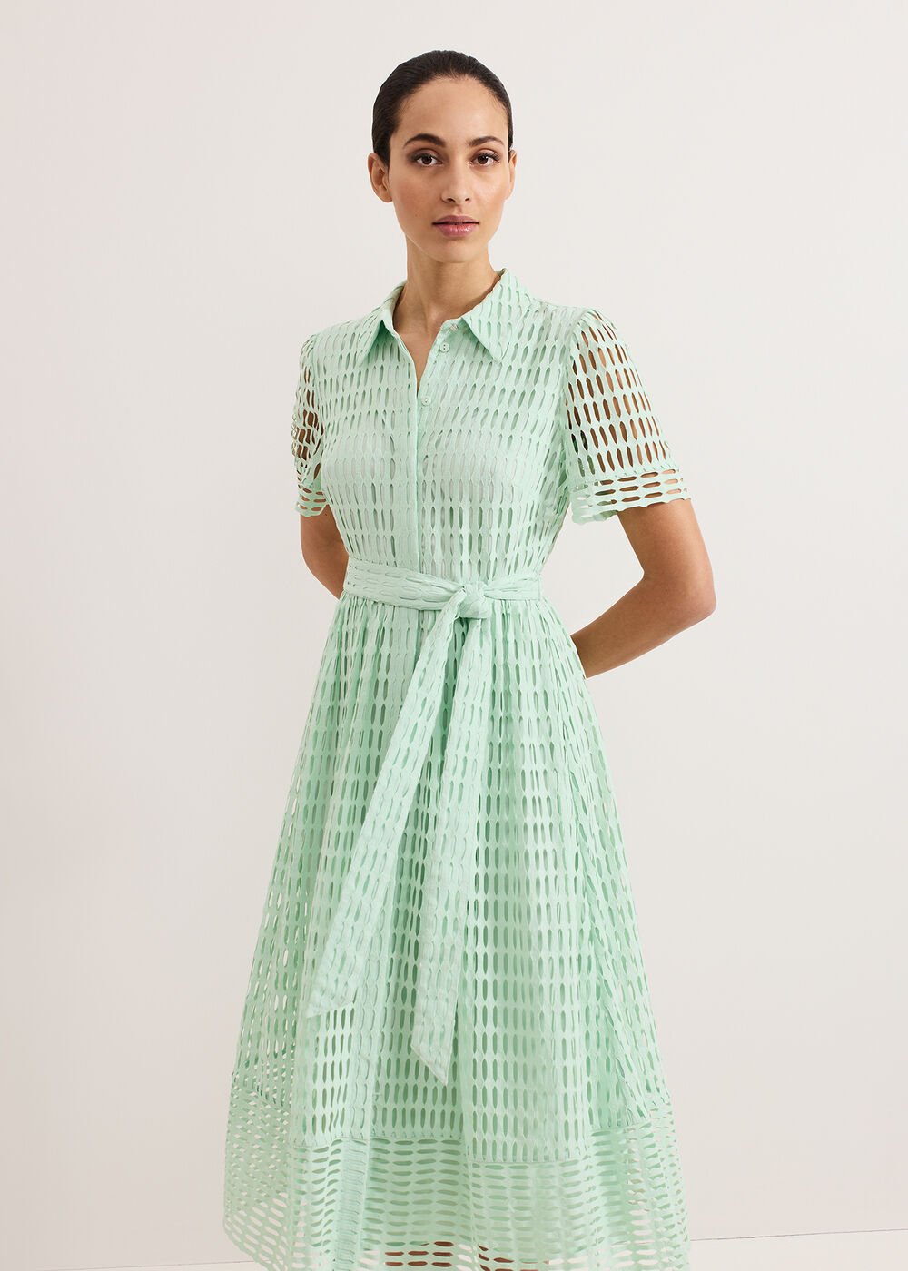 Sandy Lace Dress Green