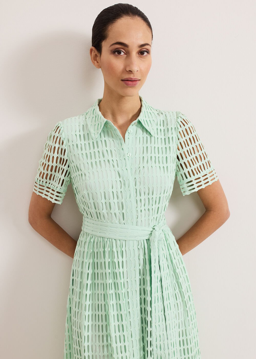 Sandy Lace Dress Green