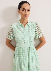 Sandy Lace Dress Green