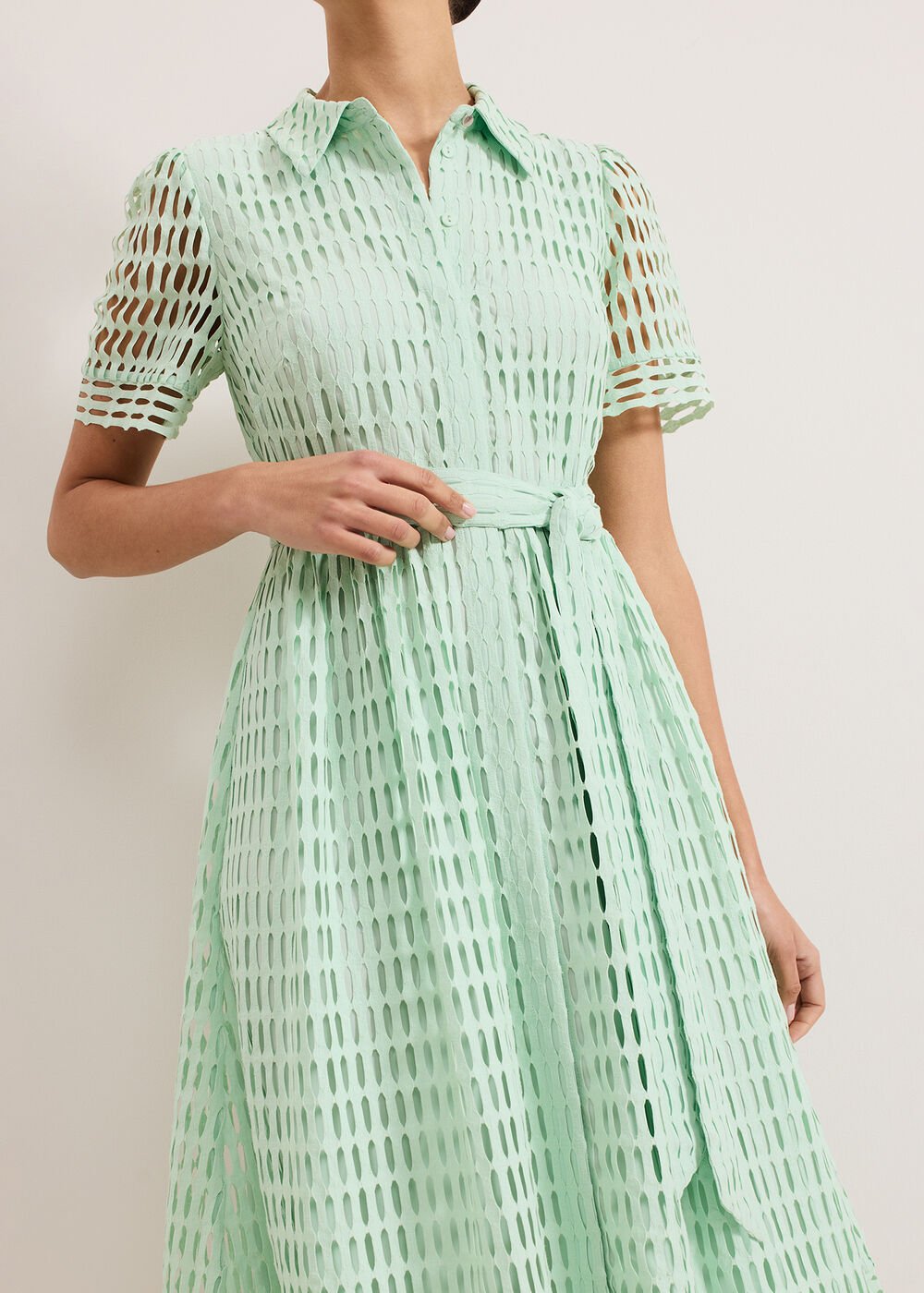 Sandy Lace Dress Green