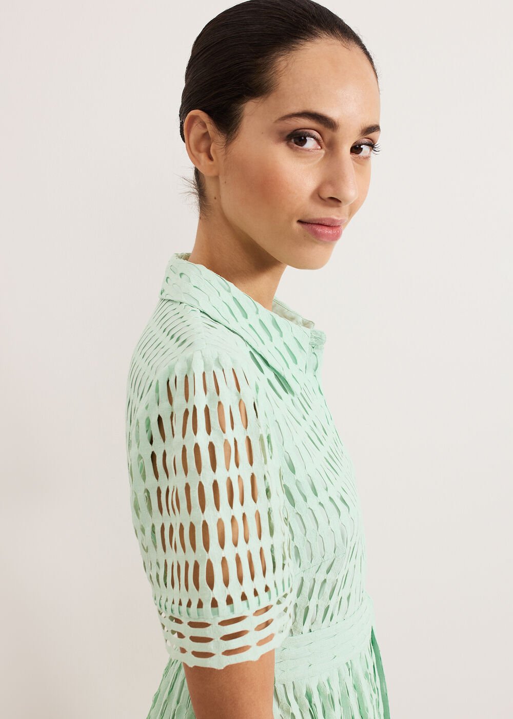 Sandy Lace Dress Green