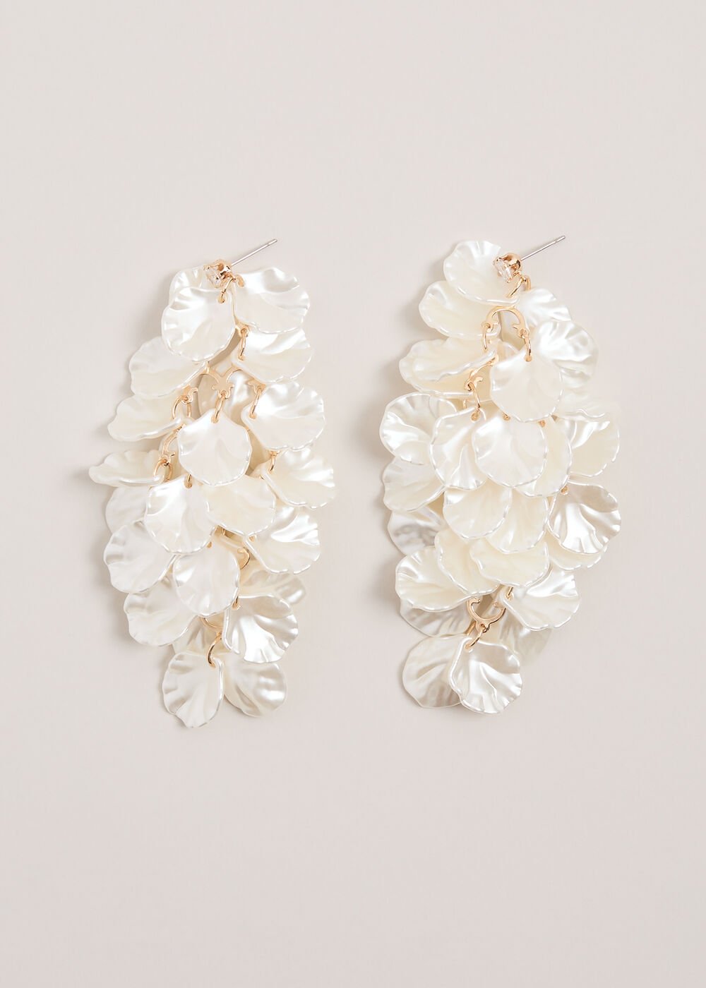 Petal Earrings Ivory