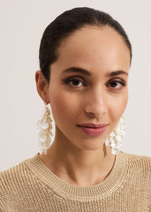 Petal Earrings Ivory