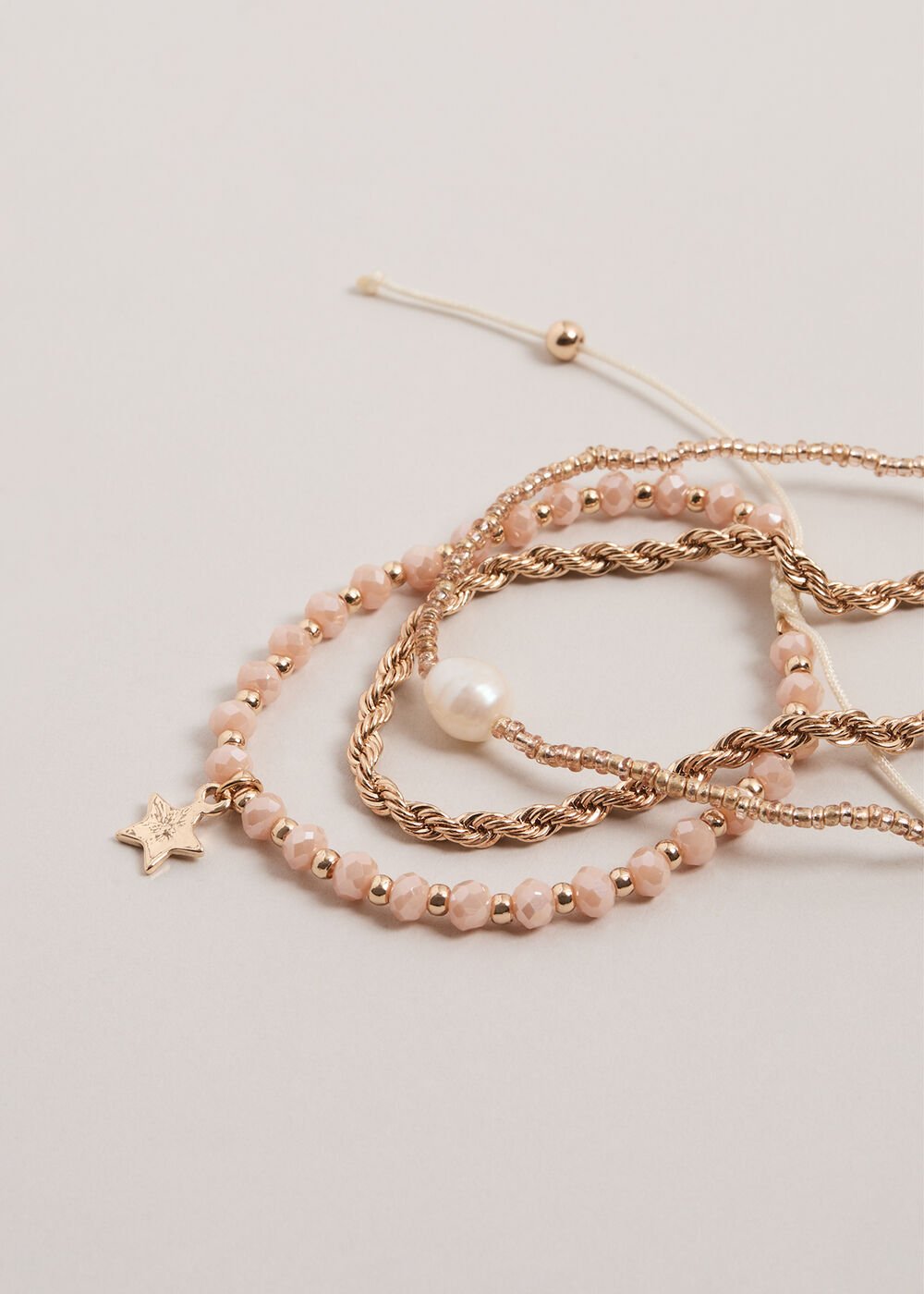 Bead Bracelet Pack Gold