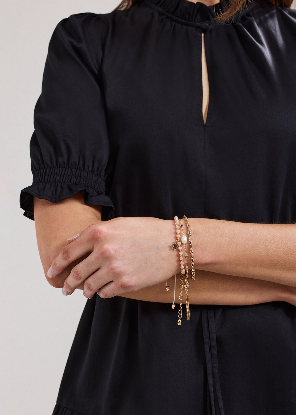 Bead Bracelet Pack Gold