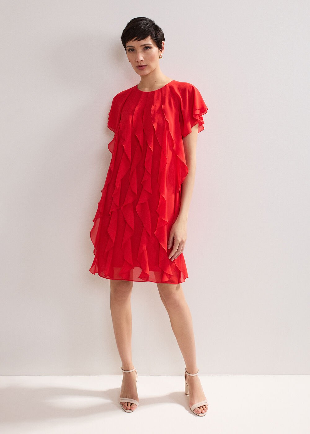 Claudette Dress Red