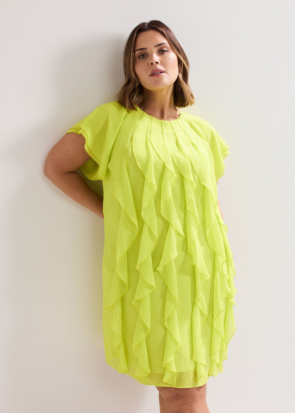 Claudette Dress Lime