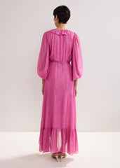 Araminta Wrap Dress Pink