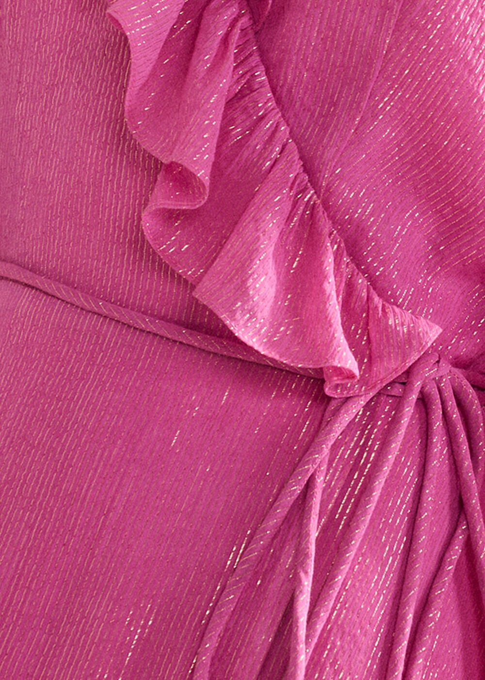 Araminta Wrap Dress Pink
