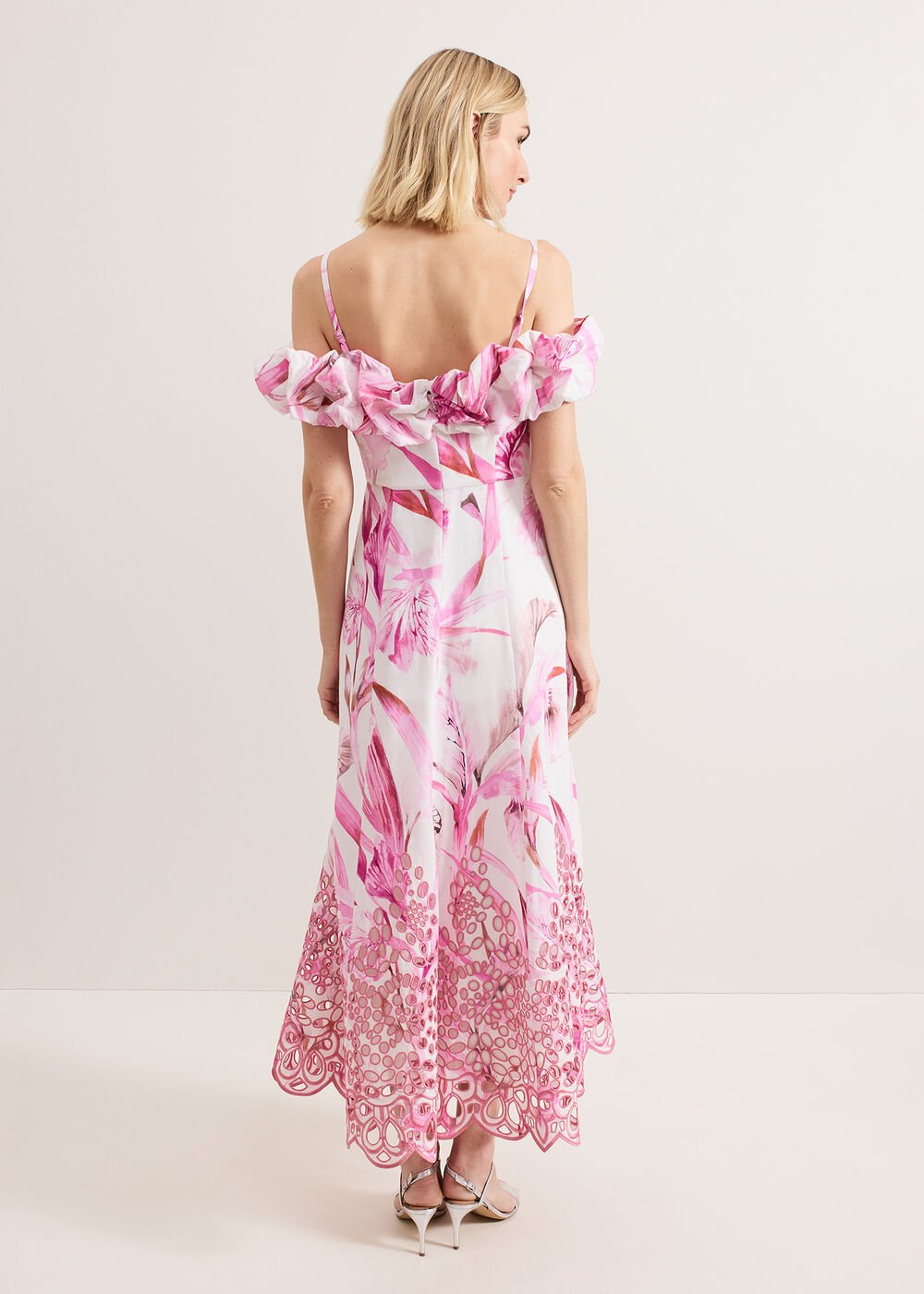 Esme Linen Dress Pink