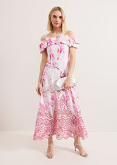 Esme Linen Dress Pink