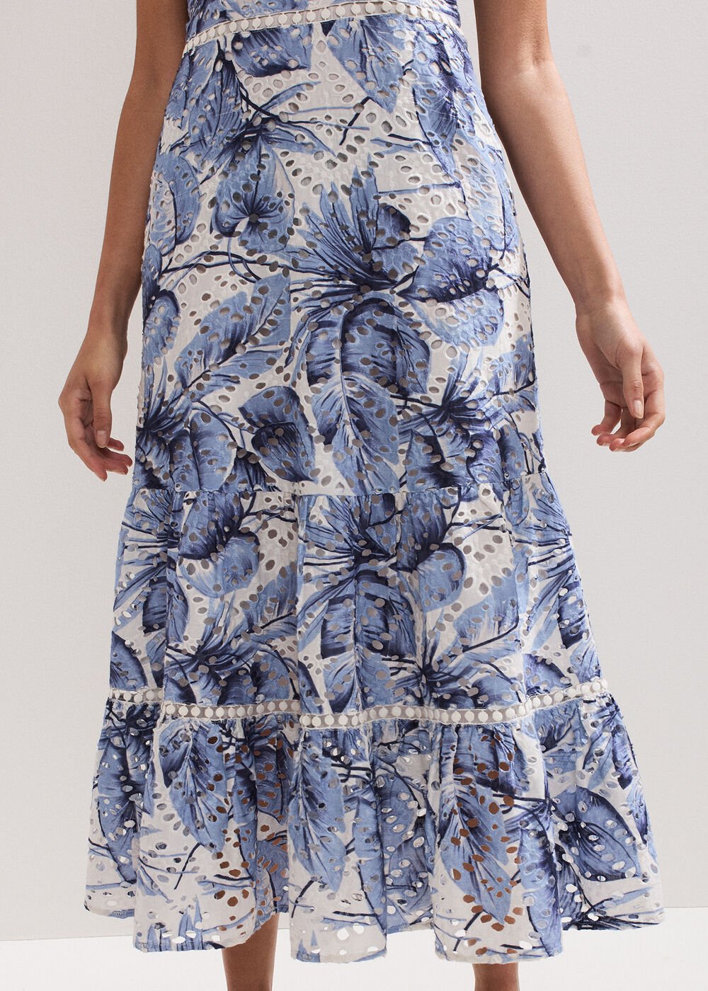 Genieve Midi Dress Blue