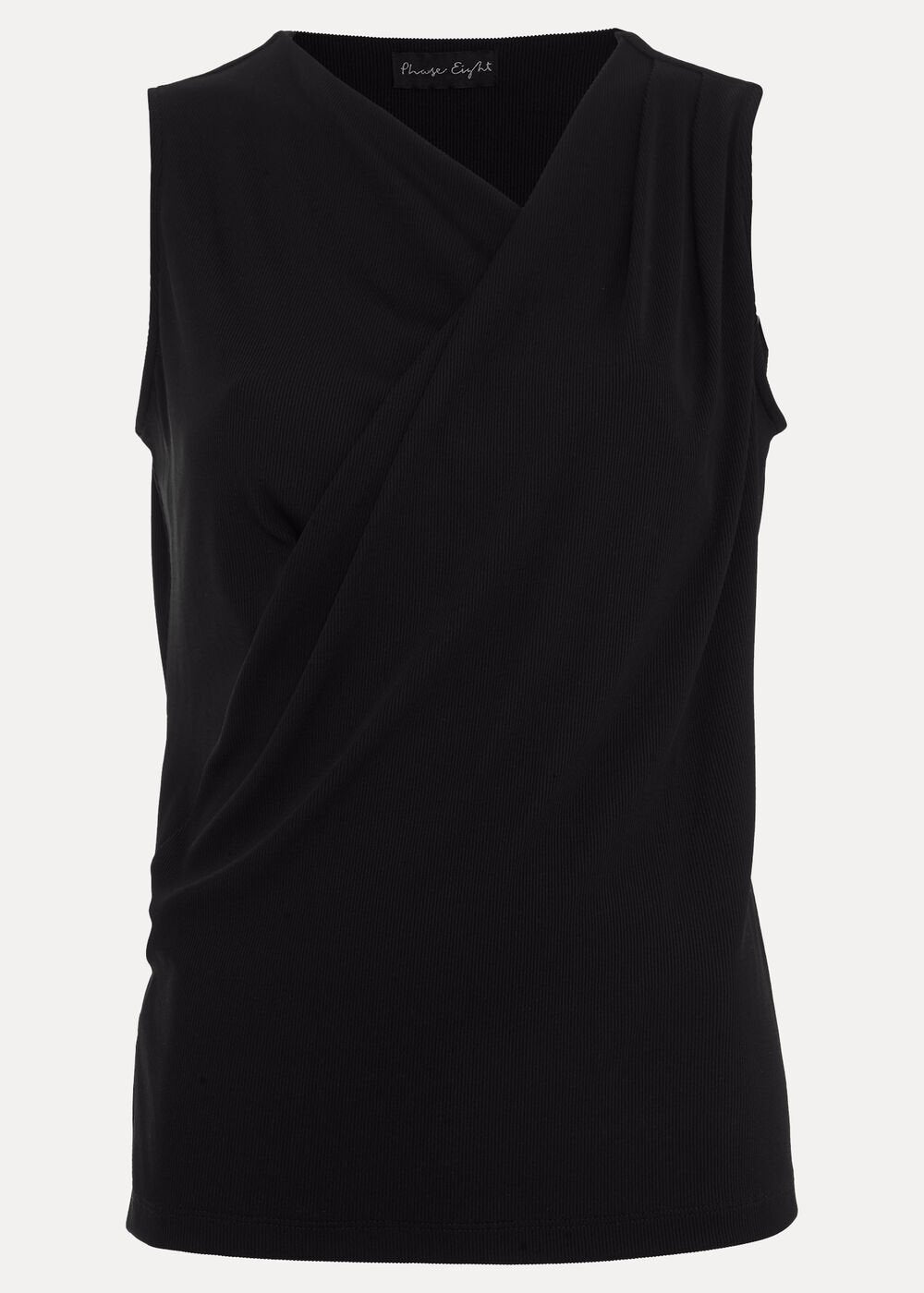 Sutton Drape Top Black