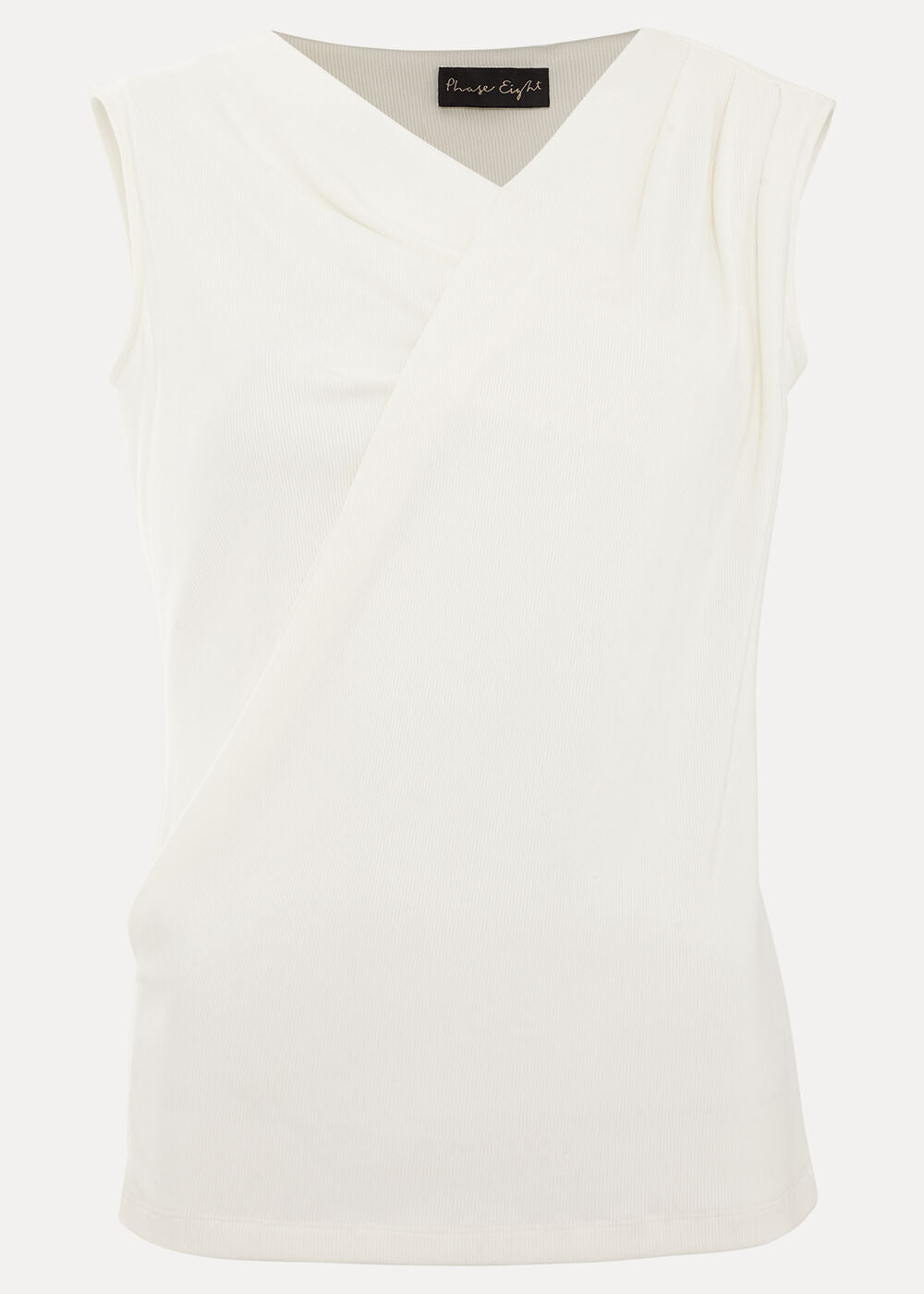 Sutton Drape Top Ivory