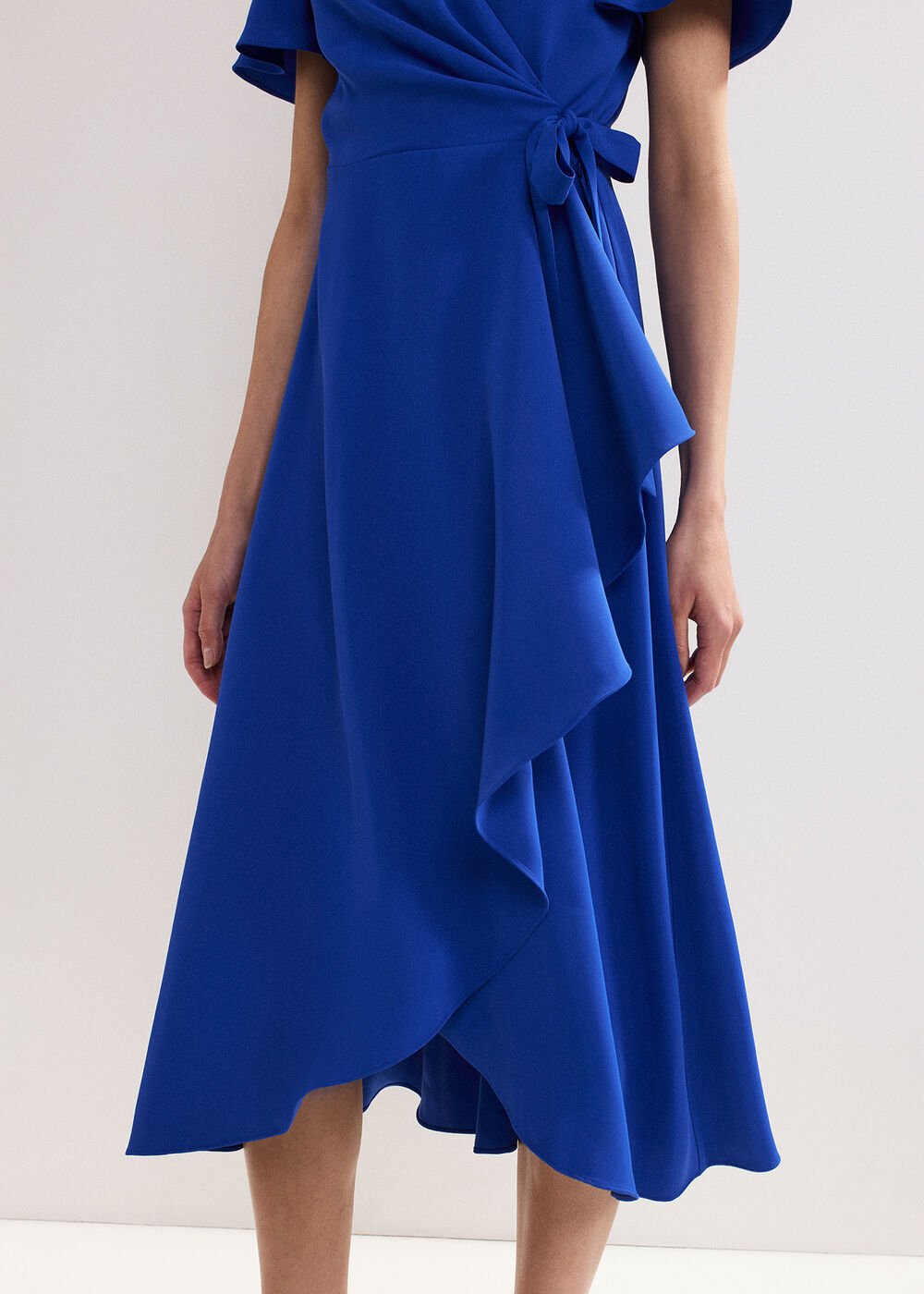 Julissa Wrap Dress Blue