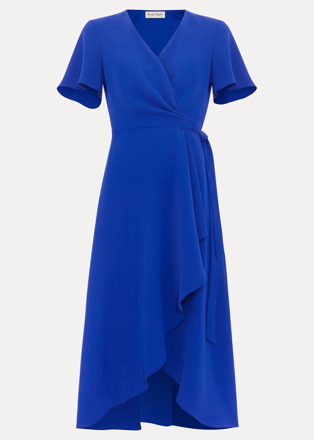 Julissa Wrap Dress Blue