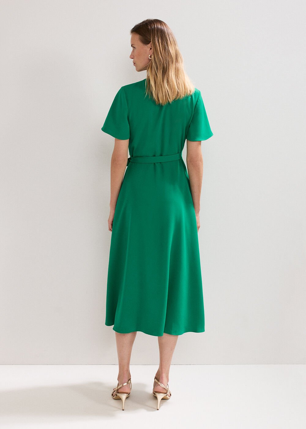 Julissa Wrap dress Green
