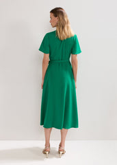 Julissa Wrap dress Green