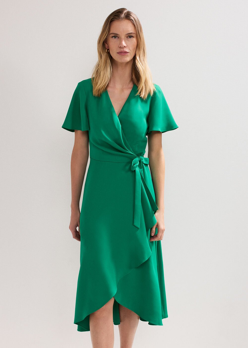 Julissa Wrap dress Green