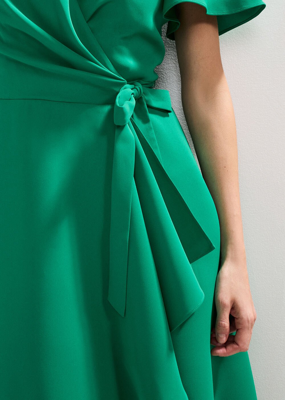Julissa Wrap dress Green