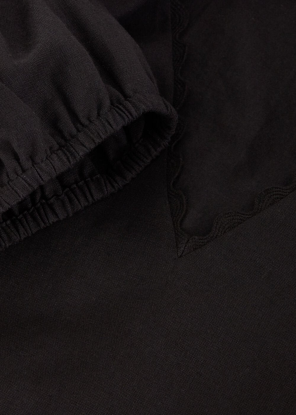 Milly Linen Dress Black