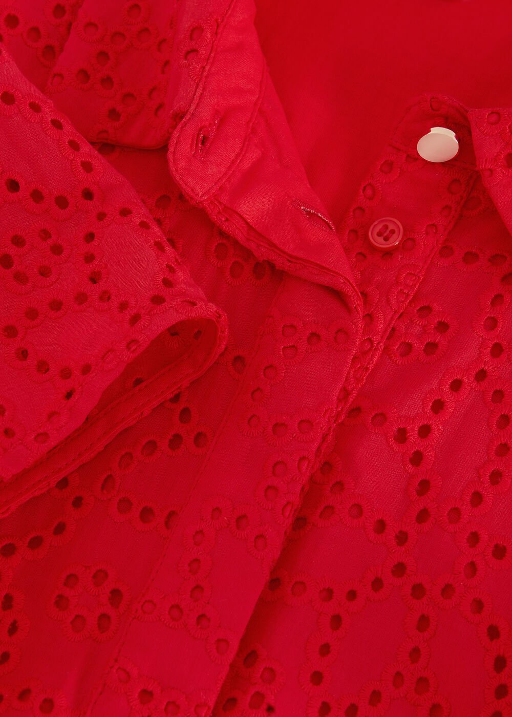 Nicky Shirt Dress Red