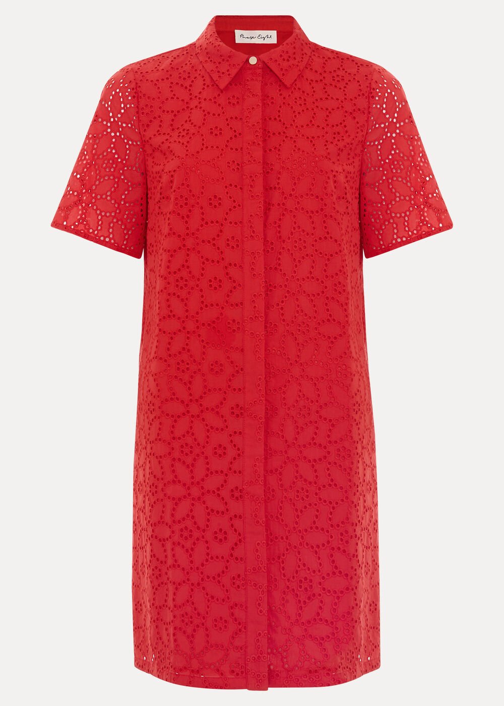 Nicky Shirt Dress Red