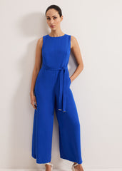 Marta Plain Jumpsuit Blue