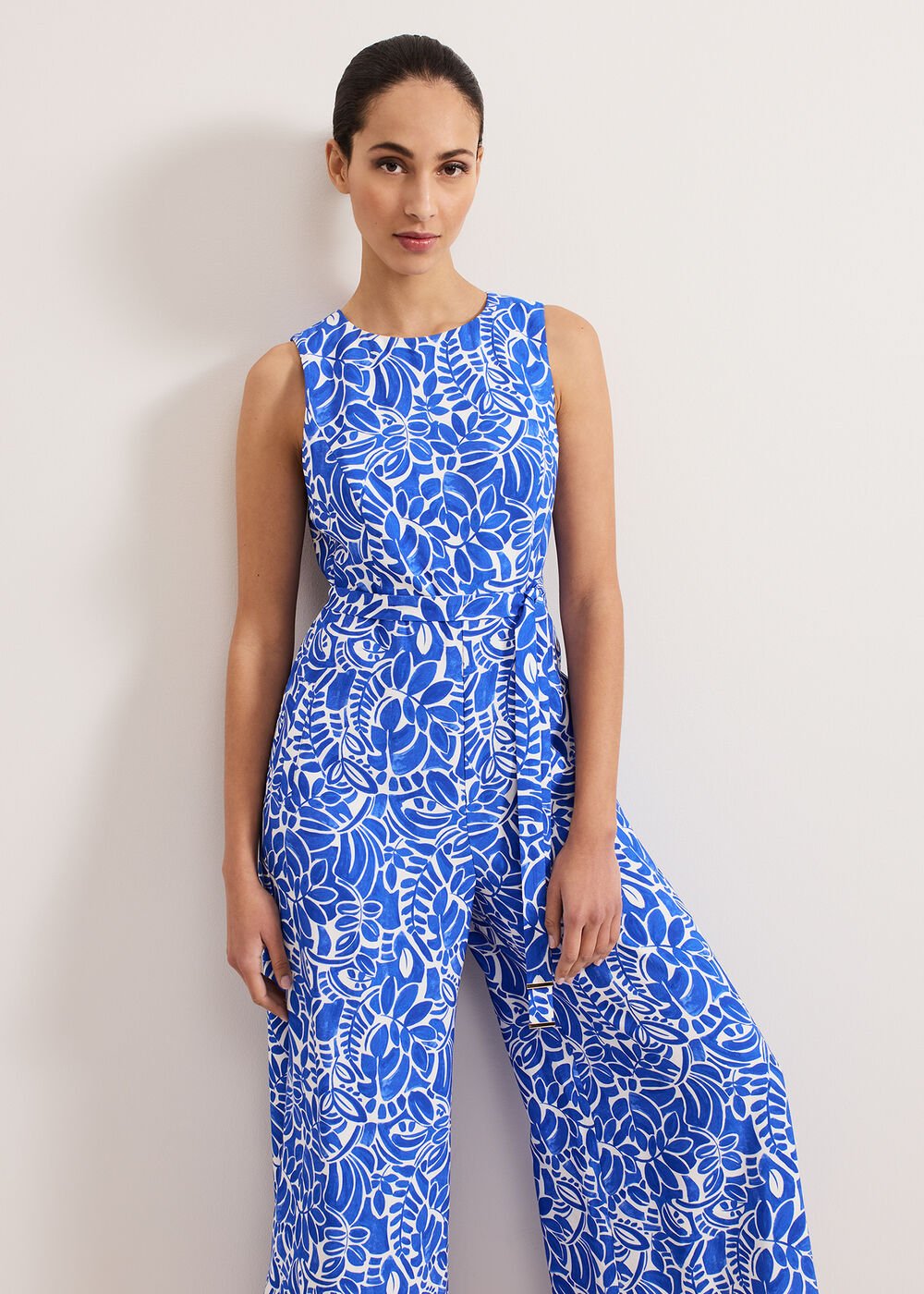 Petite Marta Jumpsuit Blue