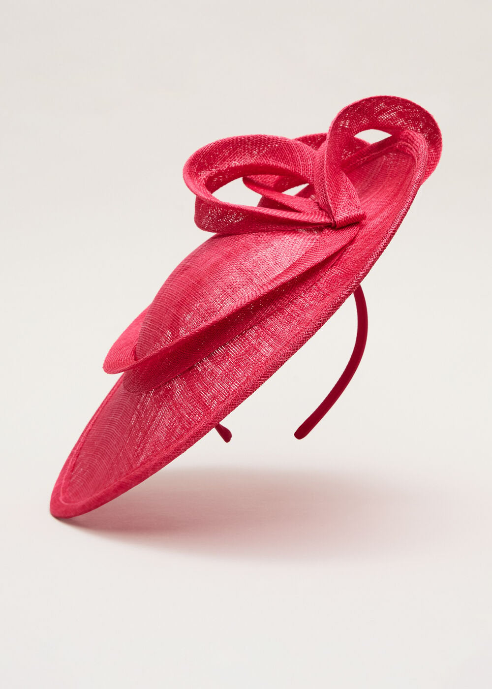 Oval Fascinator Coral