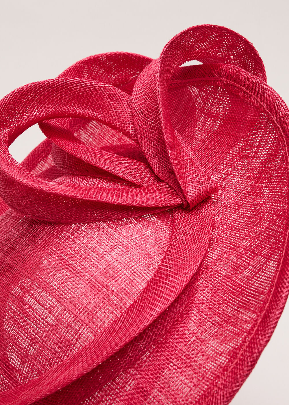 Oval Fascinator Coral