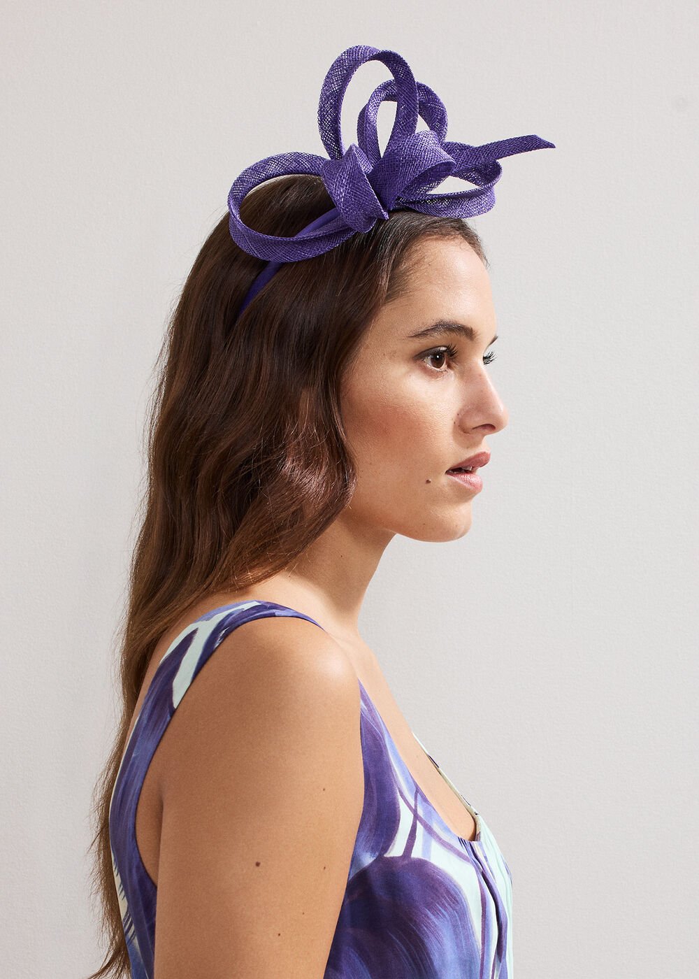 Bow Headband Purple